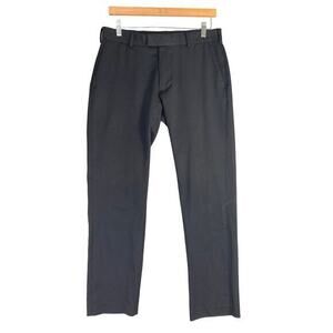 Van Heusen Men's Slim Fit Black‎ Dress Pants Size 30